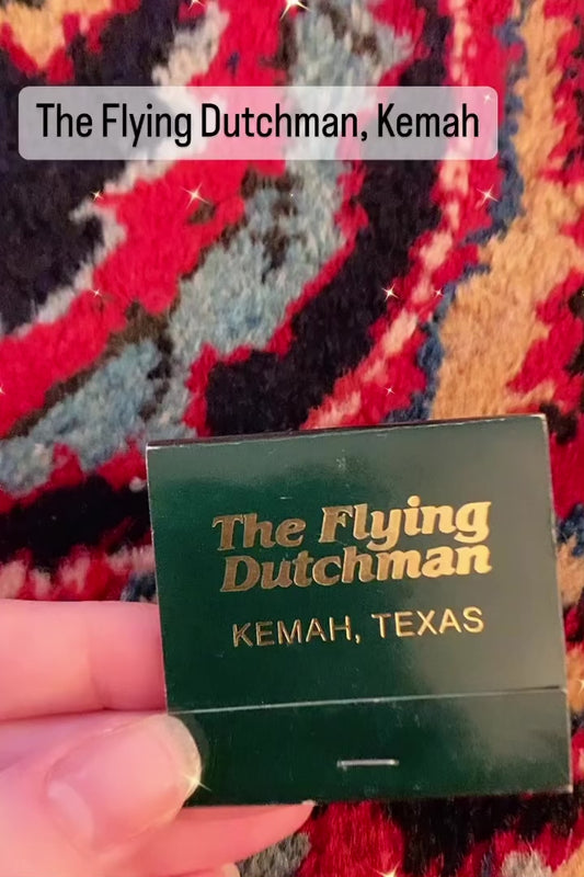 The Flying Dutchman Matchbook ~ Kemah, Texas