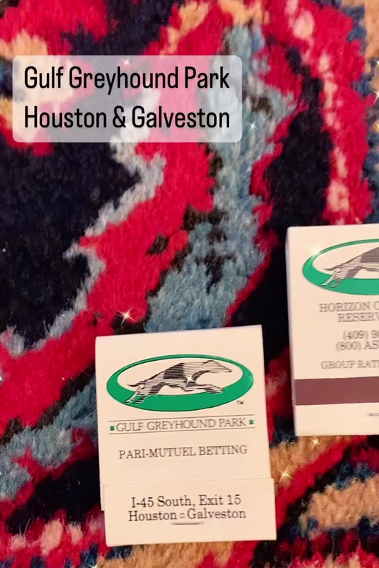 Gulf Greyhound Park Matchbook ~ Houston & Galveston, Texas