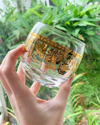 22kt Floral Medley Lowball Glasses (1950)