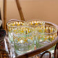 Double Old-Fashioned Tennis Glasses, Set of 4 (1970)