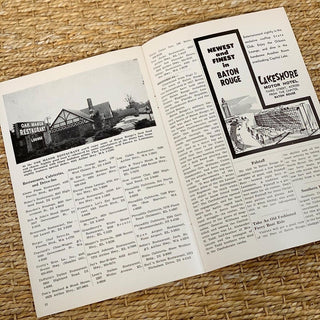 "Live it Up in Baton Rouge" Guidebook (1964)