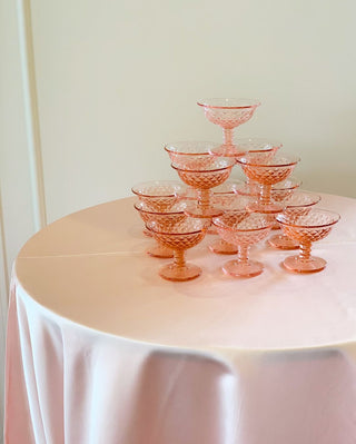 Pink Diamond Champagne Coupes (1940)