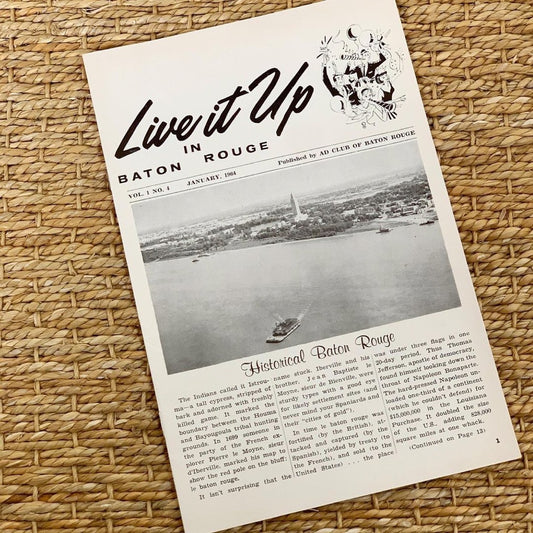 "Live it Up in Baton Rouge" Guidebook (1964)