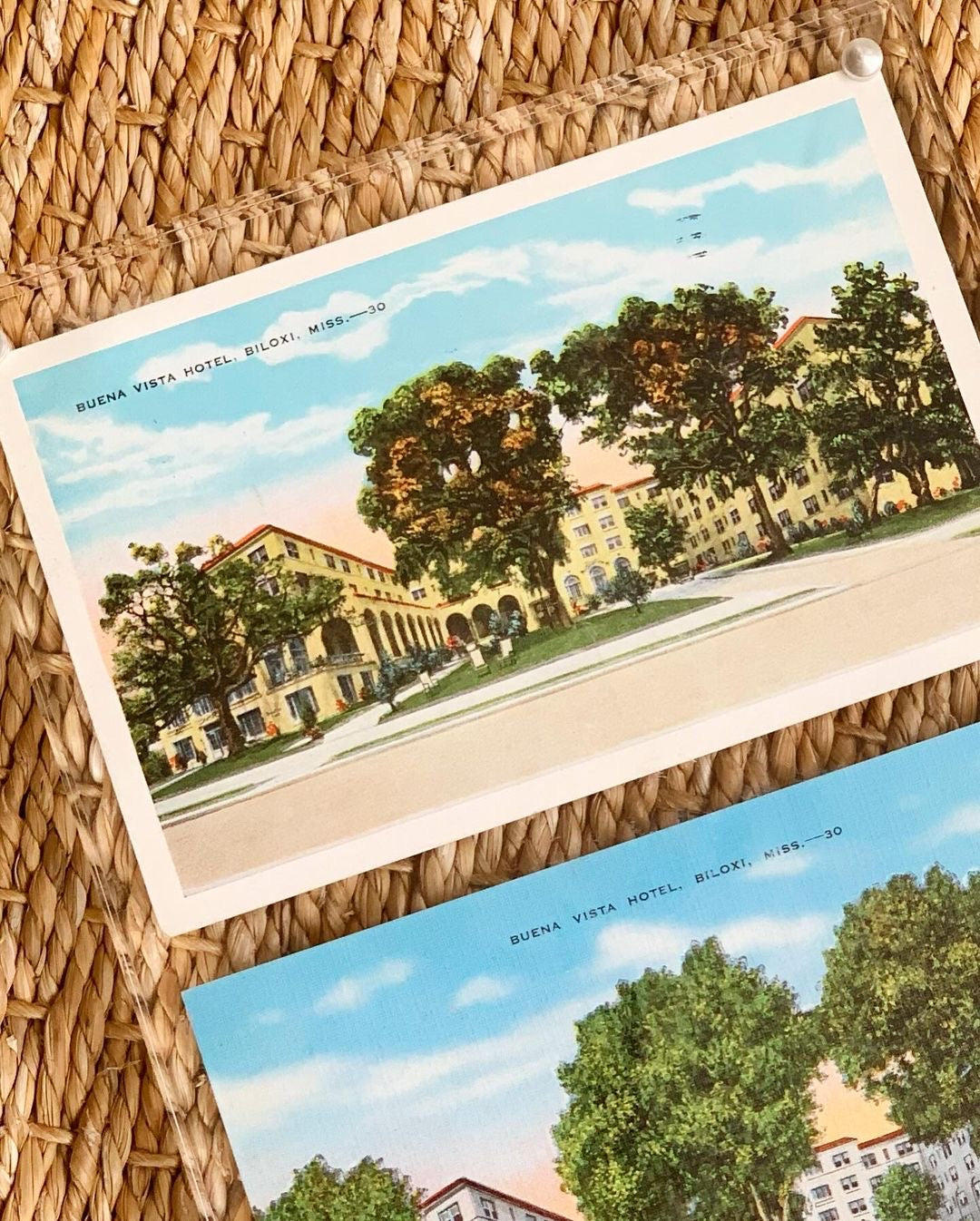 Buena Vista Hotel, Biloxi ~ Mississippi Gulf Coast Postcard Set (1930)