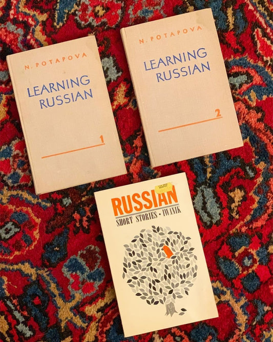 Russian Literature & Learning Russian, Set of 3 (1962-1965)