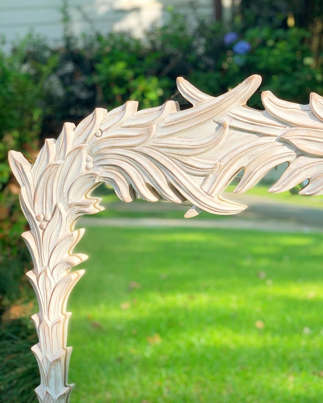 Serge Roche-Style Palm Tree Frond Mirror (1980)