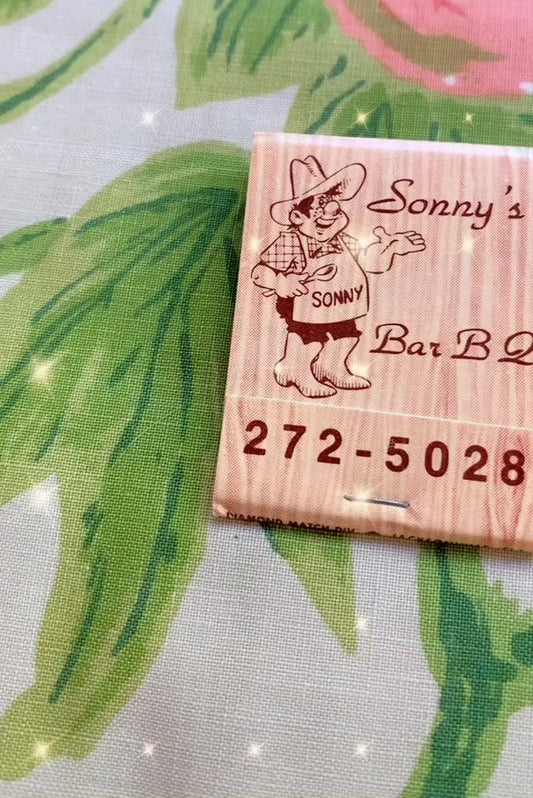 Sonnys BBQ Matchbook ~ Baton Rouge, Louisiana