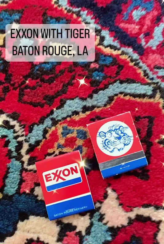 Exxon Chemicals Tiger Matchbook ~ Baton Rouge, Louisiana