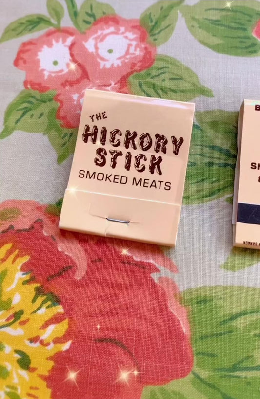 Hickory Stick Smoked Meats Matchbook ~ Baton Rouge & Shreveport, Louisiana