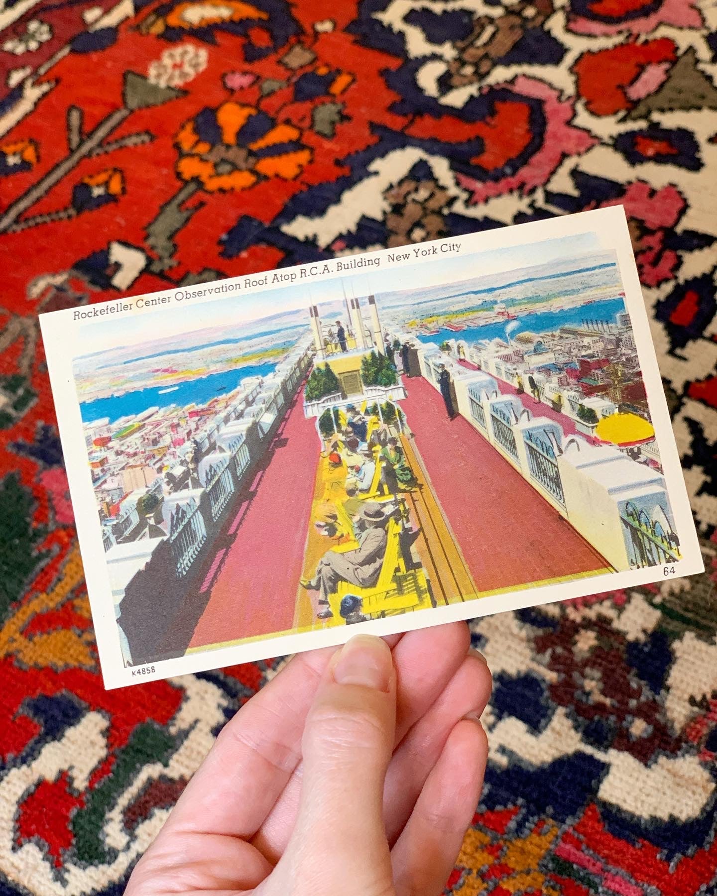Set of Antique New York City Postcards (1940s)