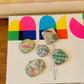 Colorful Chinese Shard Pendants (Set of 5)