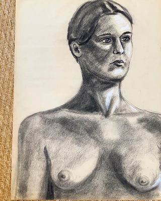 "Front of Female Nude Study #6” by Curtis