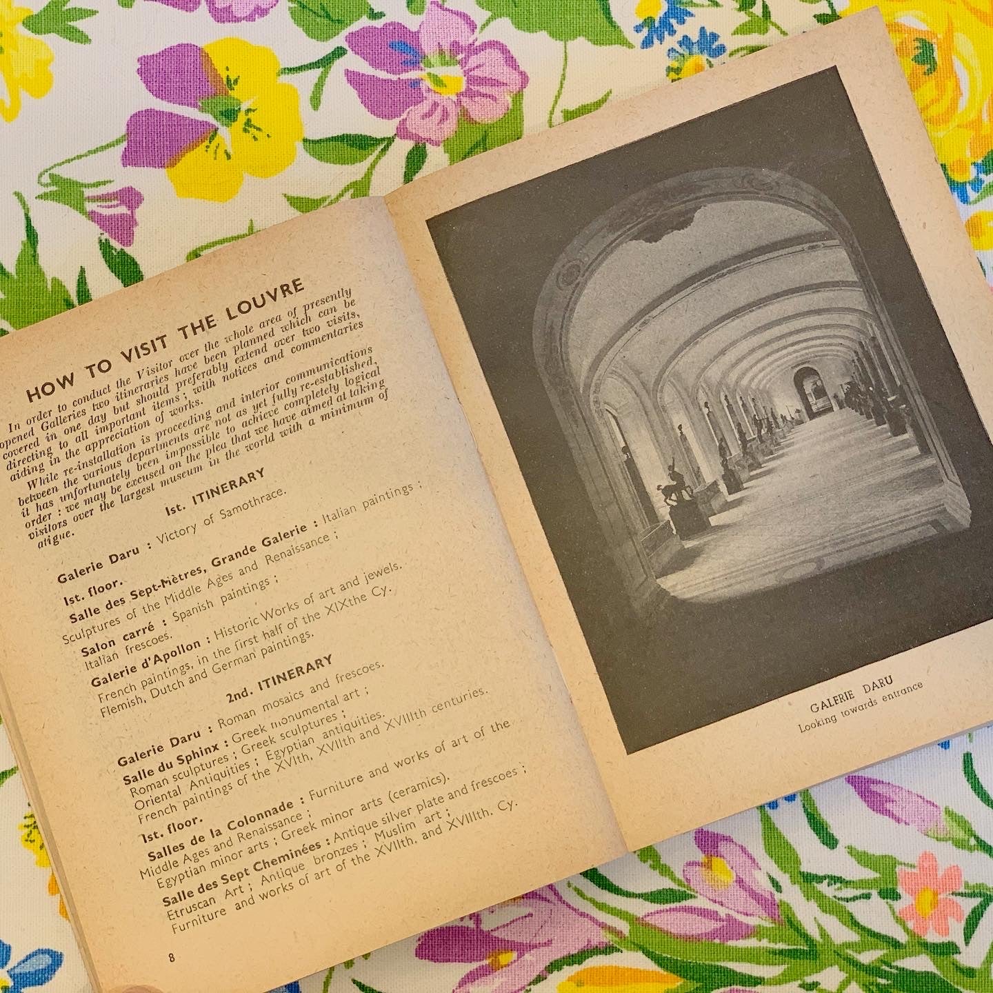 1948 Guide to The Louvre in Paris, France