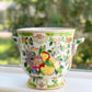 Colorful Fruity Floral Ice Bucket or Cachepot