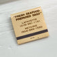 Don's Seafood Matchbook (1 total)