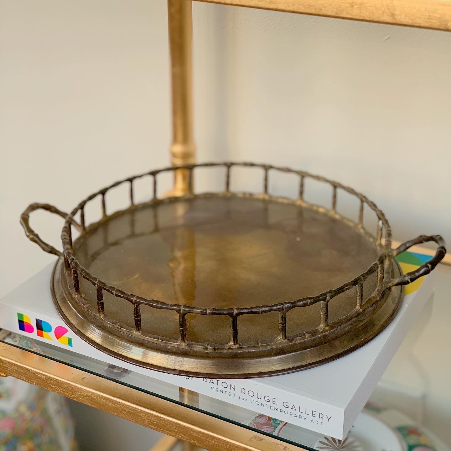 Brass Bamboo Tray – Social Graces Vintage